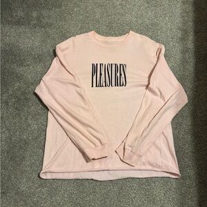 Pleasures Pink Long Sleeve Shirt